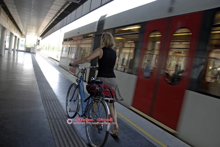 Viena: metrou si bicicleta