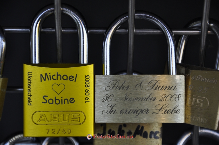 locks love in Heilbronn, Germania
