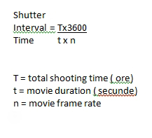shutter interval time 