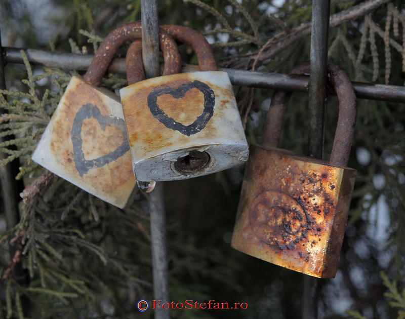 love locks bucharest romania