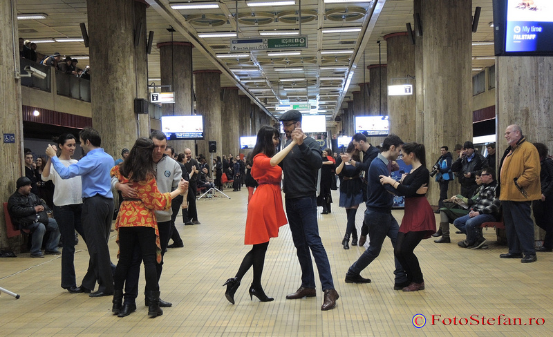 flashmob de tango bucuresti