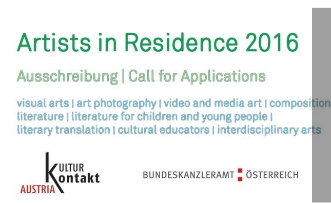 Artists in Residence Programme 2016