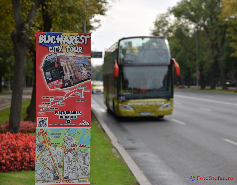 autobuz turistic traseu Bucharest City Tour