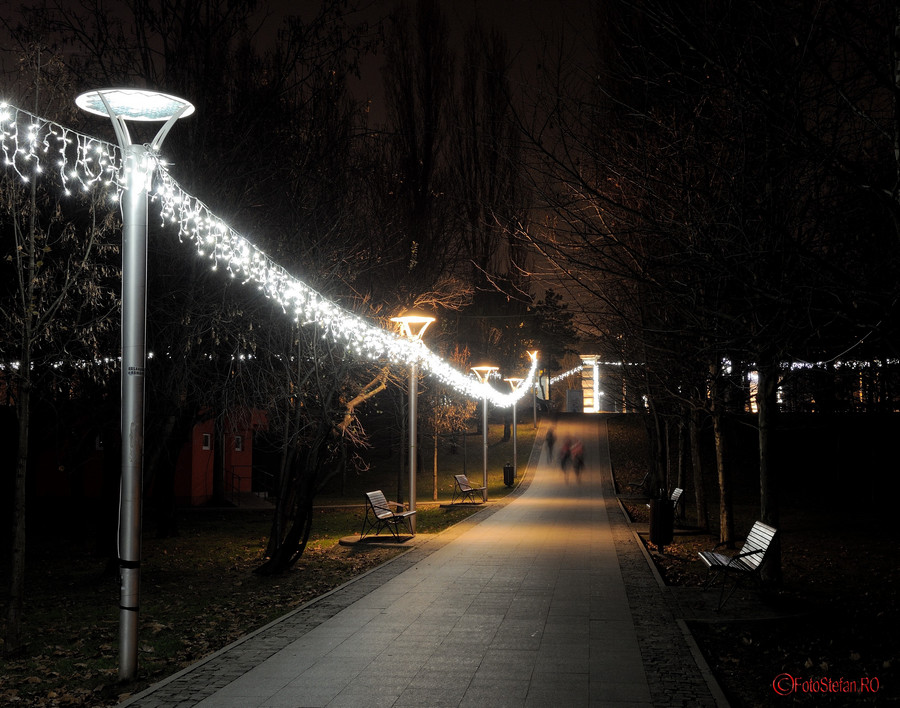 foto luminite craciun parc titan bucuresti