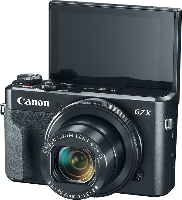 selfie Canon G7x Mark II lcd