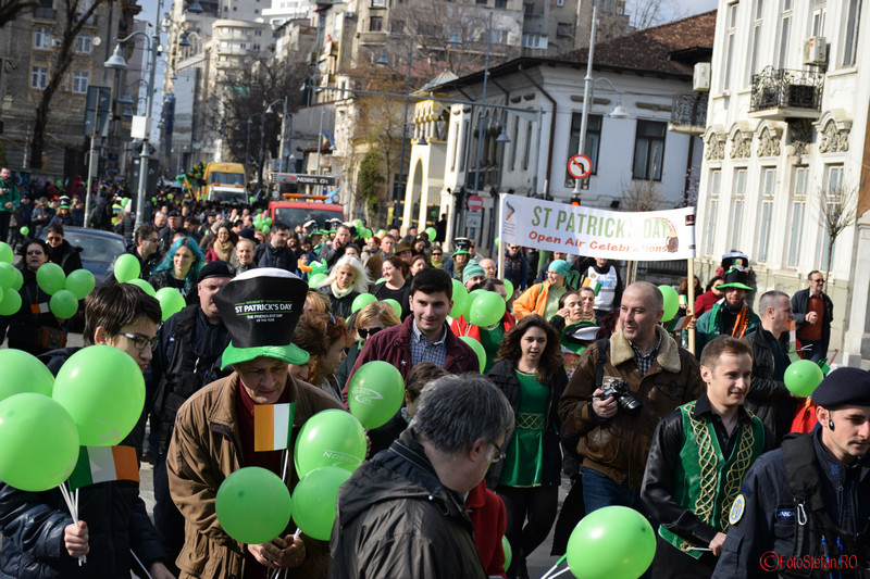 poza foto parada sfantul Patrick Bucuresti martie 2016