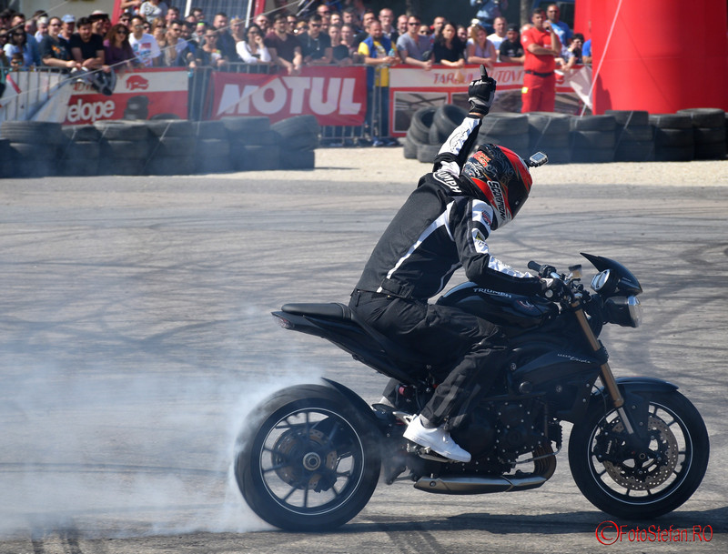 poze moto stunt Angyal Zoltan la SAB 2016 Romexpo