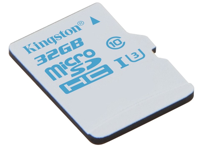 poza foto card memorie 32GB pentru Kingston microSD Action Camera UHS-I U3