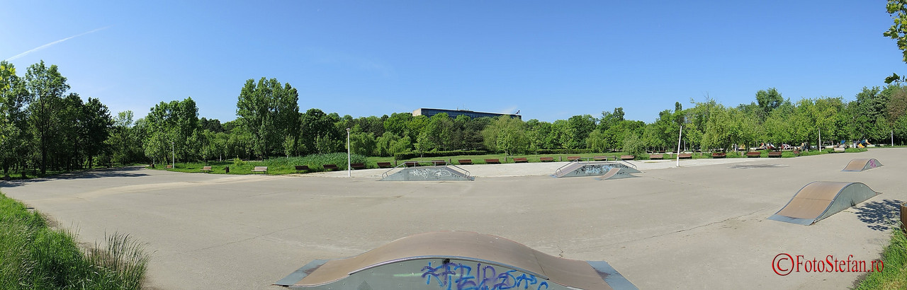 imagine panoramica parcul pantelimon loc skateri