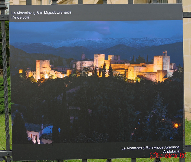 poza Alhambra si San Miguel, Granada Spania