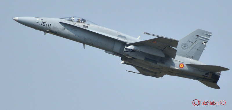 poza EF-18M Hornet fortele aeriene spaniole bias 2016