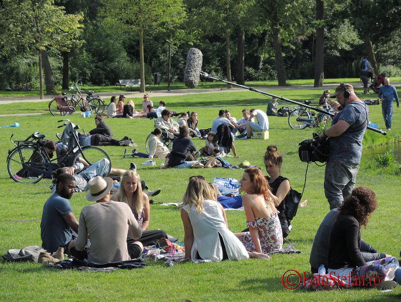 poza filmare parcul Vondel amsterdam