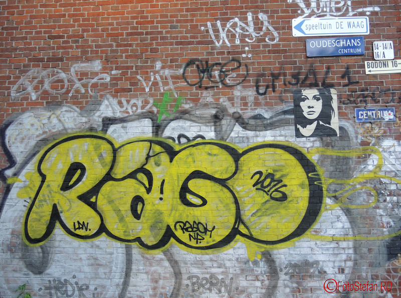 poza scris graffiti amsterdam olanda
