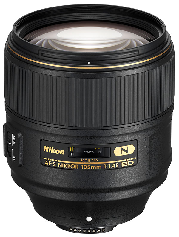 poza obiectiv Nikon 105mm f1.4 AF-S ED