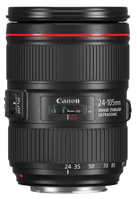 poza obiectiv Canon EF 24-105mm f/4 IS USM L II
