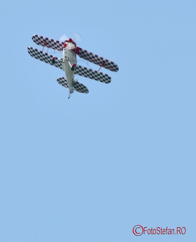poza avion biplan Skeen Skybolt aeronautic show bucuresti