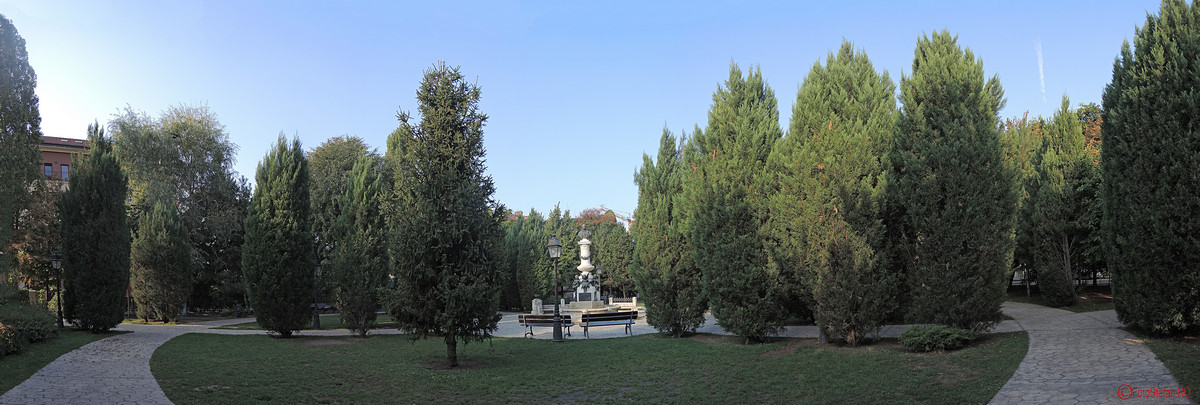imagine panoramica parcul Luigi Cazzavillan Bucuresti