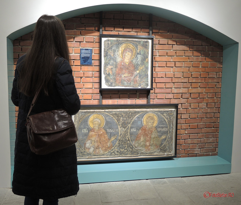 fotografii expozitie fresce manastire demolata Vacaresti