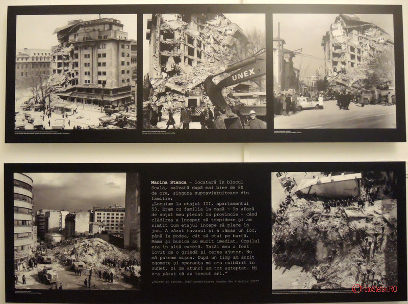 expozitia foto Marturii fotografice ale cutremurului din 4 martie 1977
