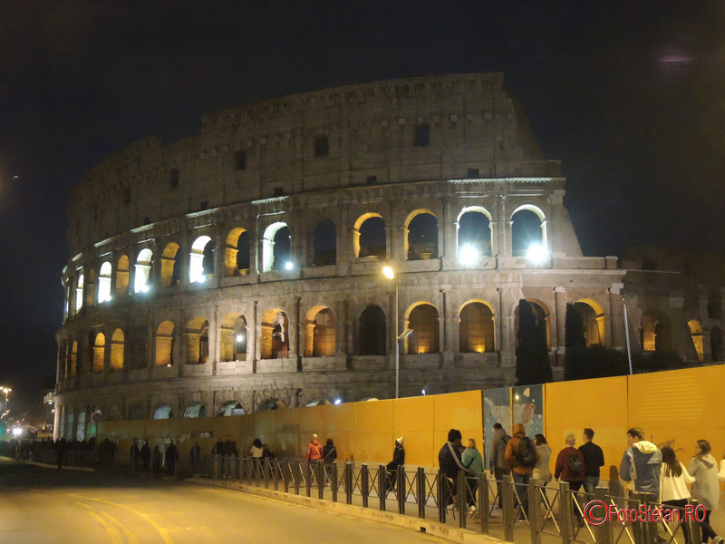 poza seara colosseum roma italia