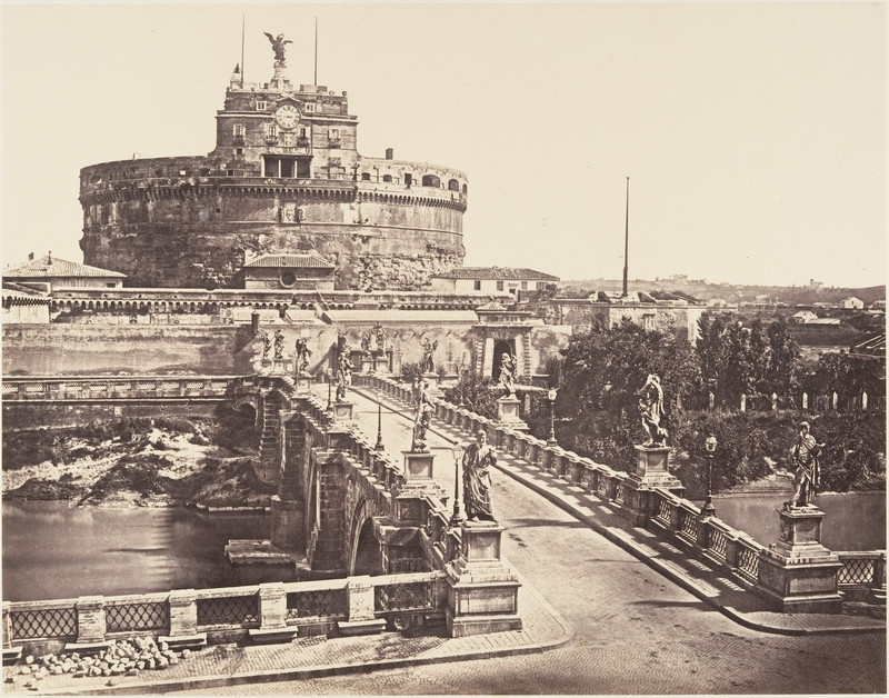 veche poza gratuita castel sant agelo roma 1848