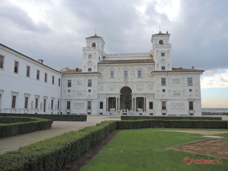 fotografii Villa Medici Roma Italia decembrie