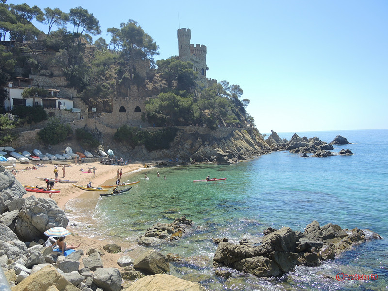 poze foto castel D'en Plaja lloret de mar costa brava