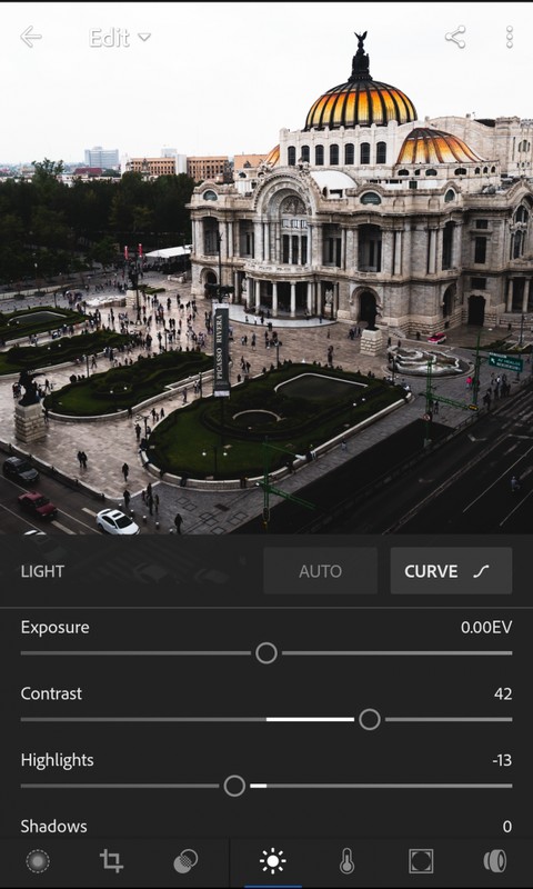 program gratuit prelucart fotografii poza smartphone android lightroom