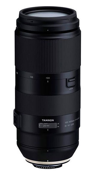 poza foto teleobiectiv zoom Tamron 100-400mm F/4.5-6.3 Di VC USD