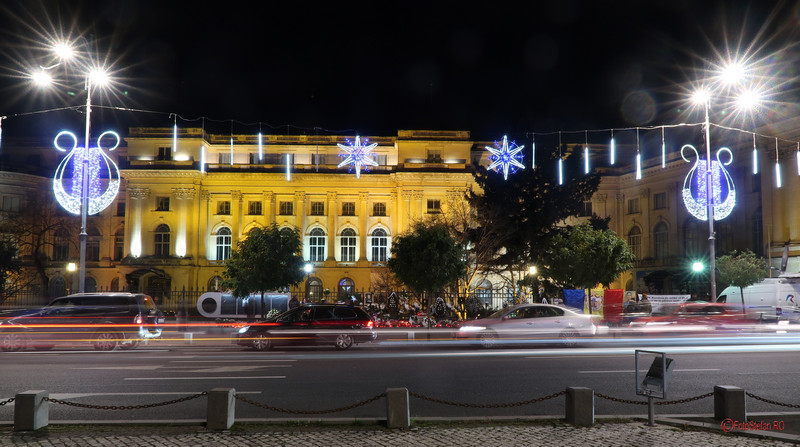 poza luminite craciun 2017 calea victoriei palatul regal muzeul national de arta bucuresti