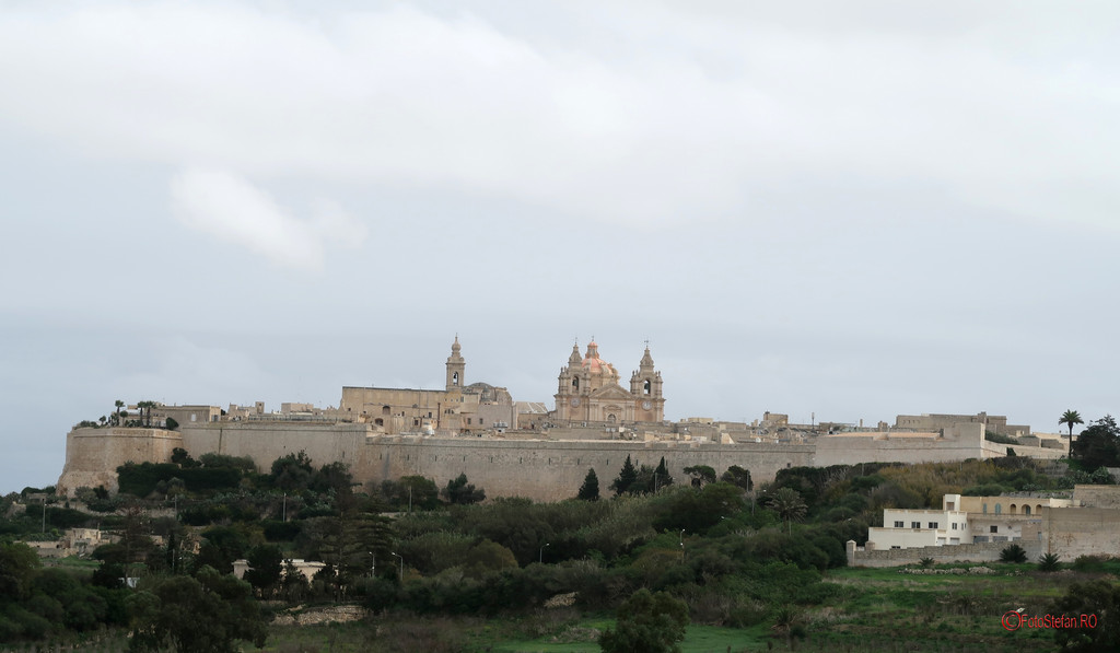 poza fotografie mdina oras cetate capitala veche malta