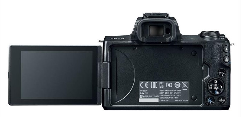 Canon EOS M50 lcd touchscreen rabatabil 