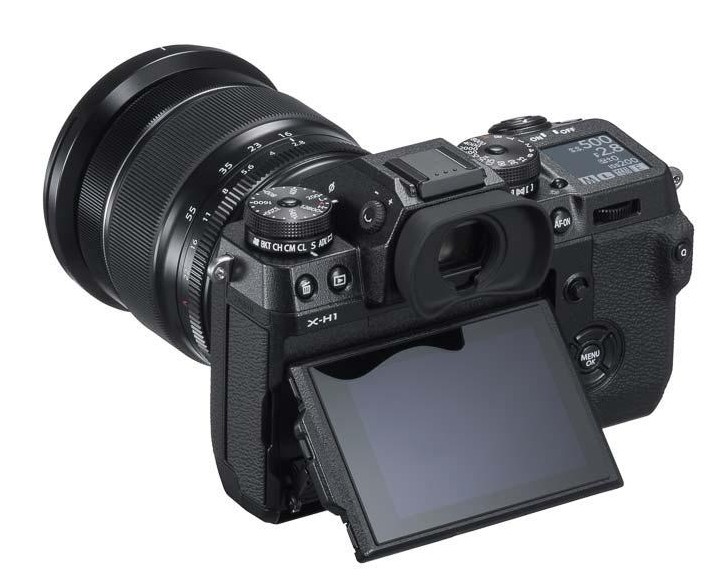 touchscreen mobil mirrorless Fujifilm X-H1