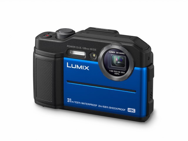 Panasonic Lumix FT7 albastru aparat foto compact subacvatic