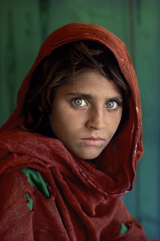 Afgan Girl portret fotograf steve mccurry