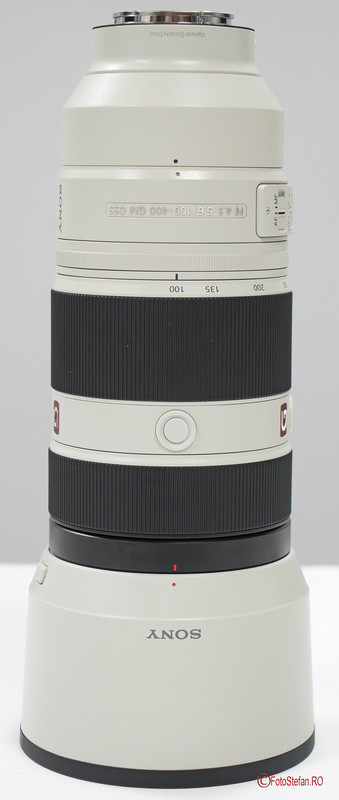 poza obiectiv zoom aparat foto mirrorless Sony FE 100-400 F4.5-5.6 GM OSS