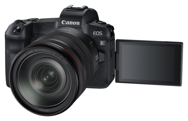 Canon EOS R poza lcd rabatabil mobil