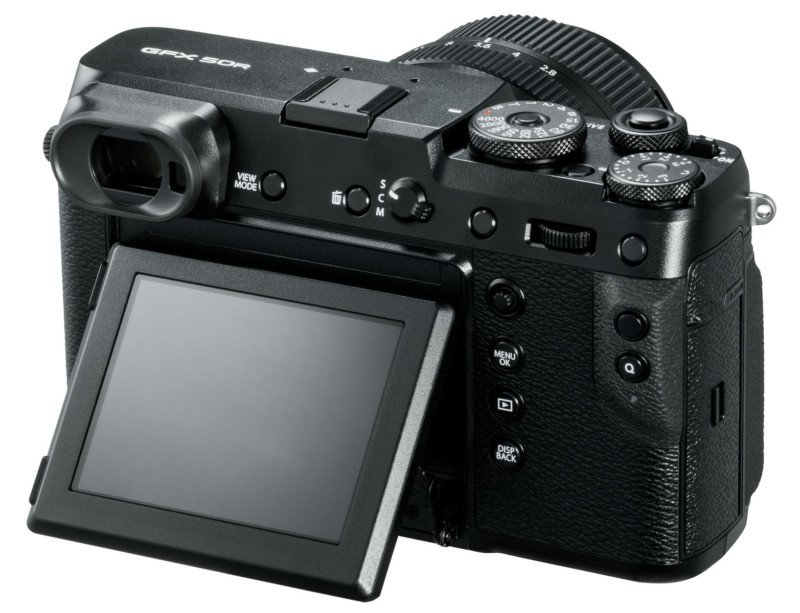 Fujifilm GFX 50R poza lcd mobil tactil aparat foto mirrorless