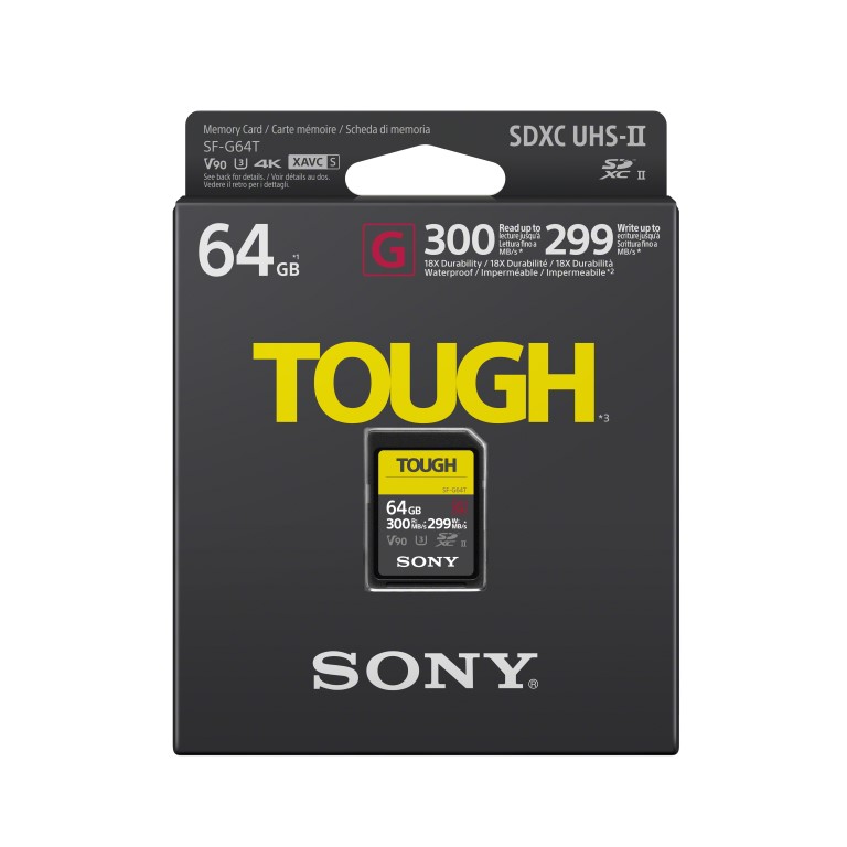 Sony SD UHS-II SF-G TOUGH ambalaj card memorie