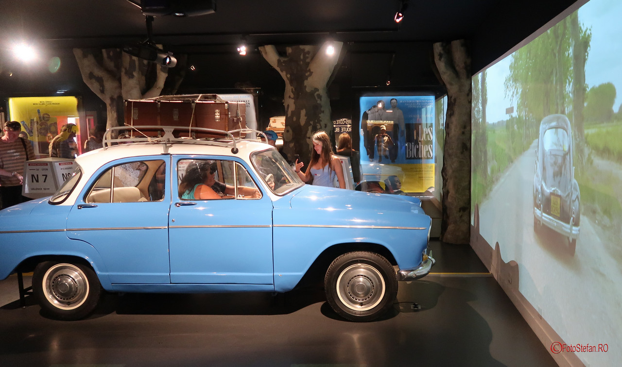 simca masina poze Muzeul Jandarmeriei cinema Saint Tropez