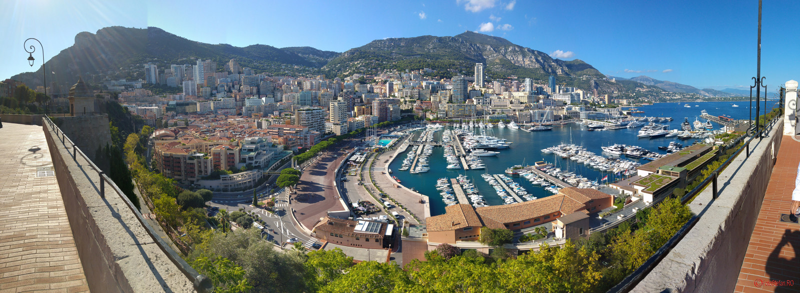 Monaco poza panoramica fotografie turistica
