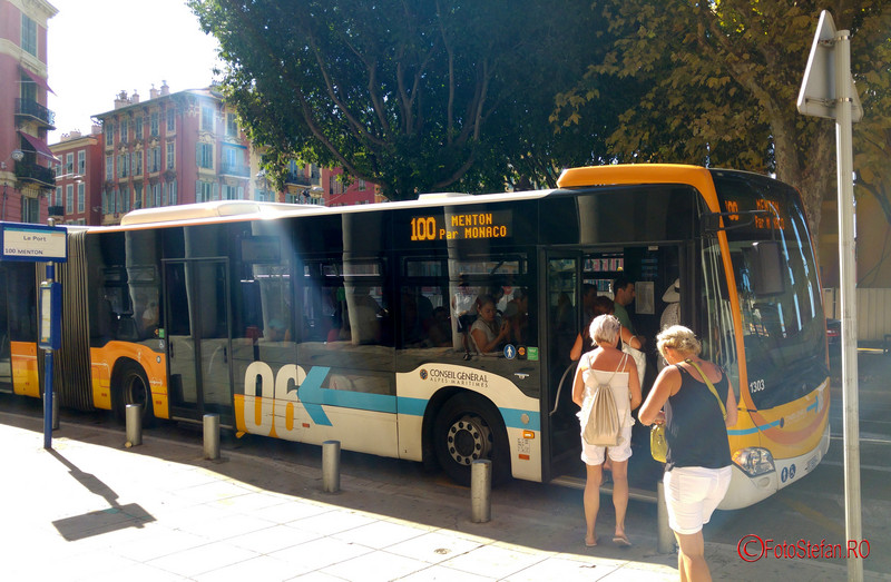 de la Nisa la Monaco poze autobuzul 100 fotografii turism