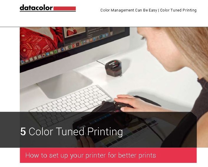 datacolor Spyder5 eBook gratuit calibrare managementul culorii