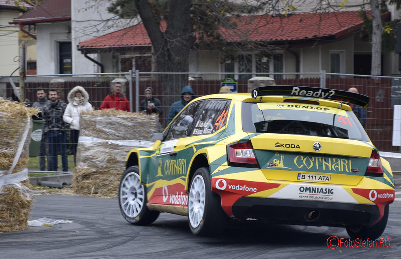 Titi Aur pilot masina curse Campionatul National Super Rally Bucuresti