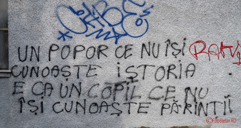 Traseul Revolutiei Timisoara decembrie 1989 poze graffiti scris