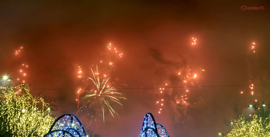 fotografii Artificii revelion 2019 Bucuresti poze Romania