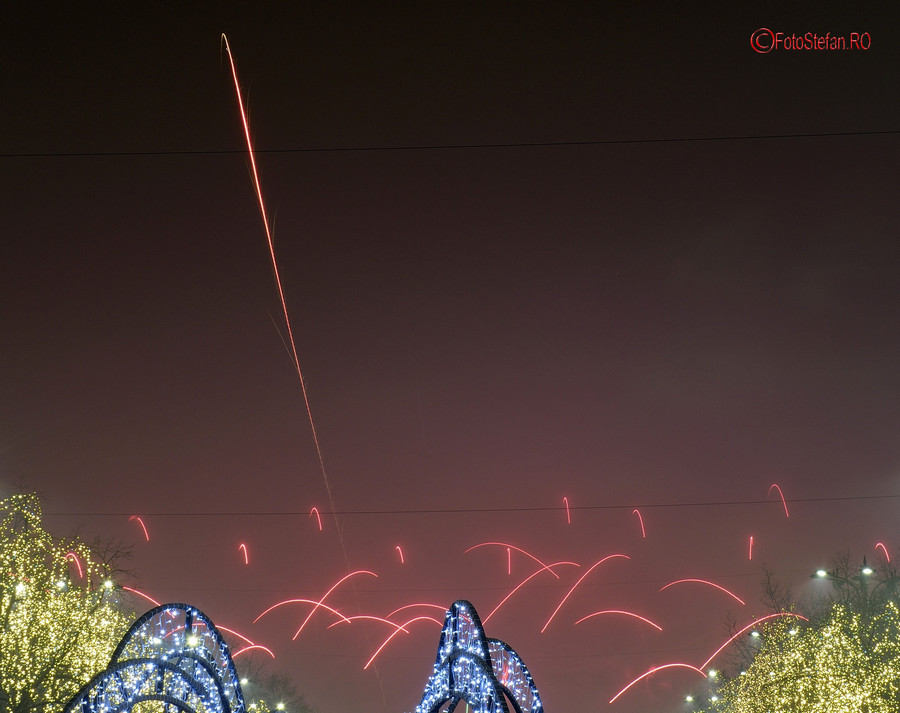 poze fotografii Artificii revelion 2019 Bucuresti piata constitutiei