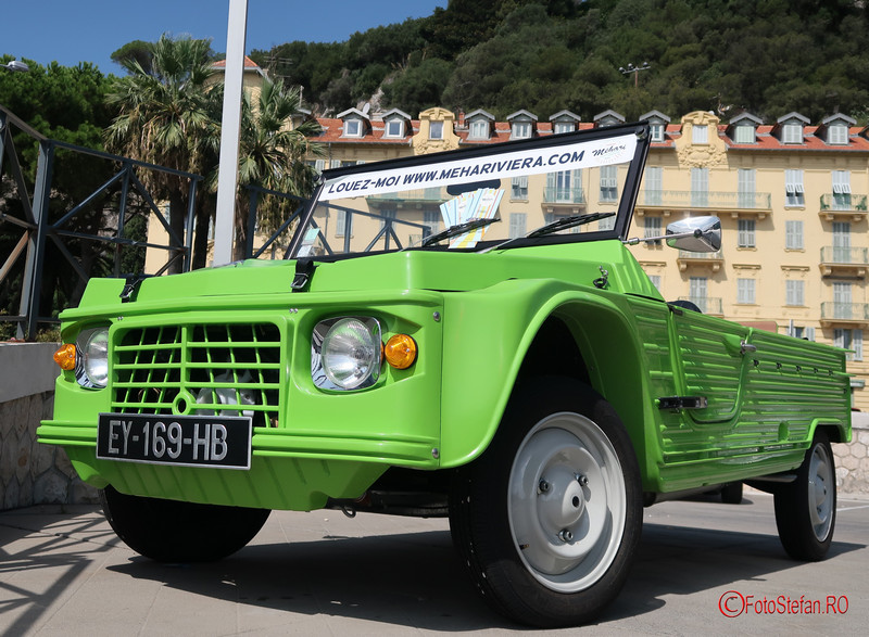 citroen verde poza masina franceza City break la Nisa
