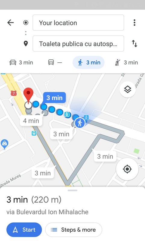 toaleta publica bucuresti google maps find toilet