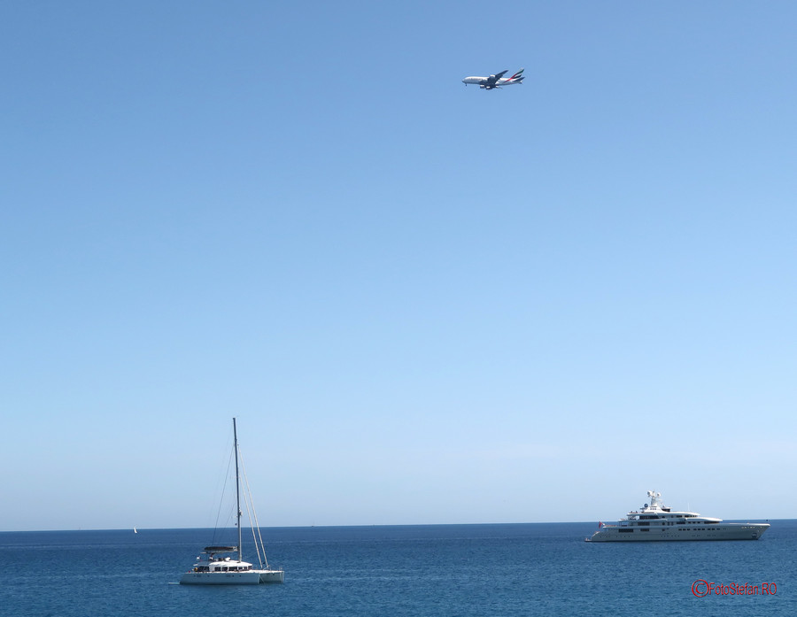 Plane Spotting antibes franta poza avion yacht